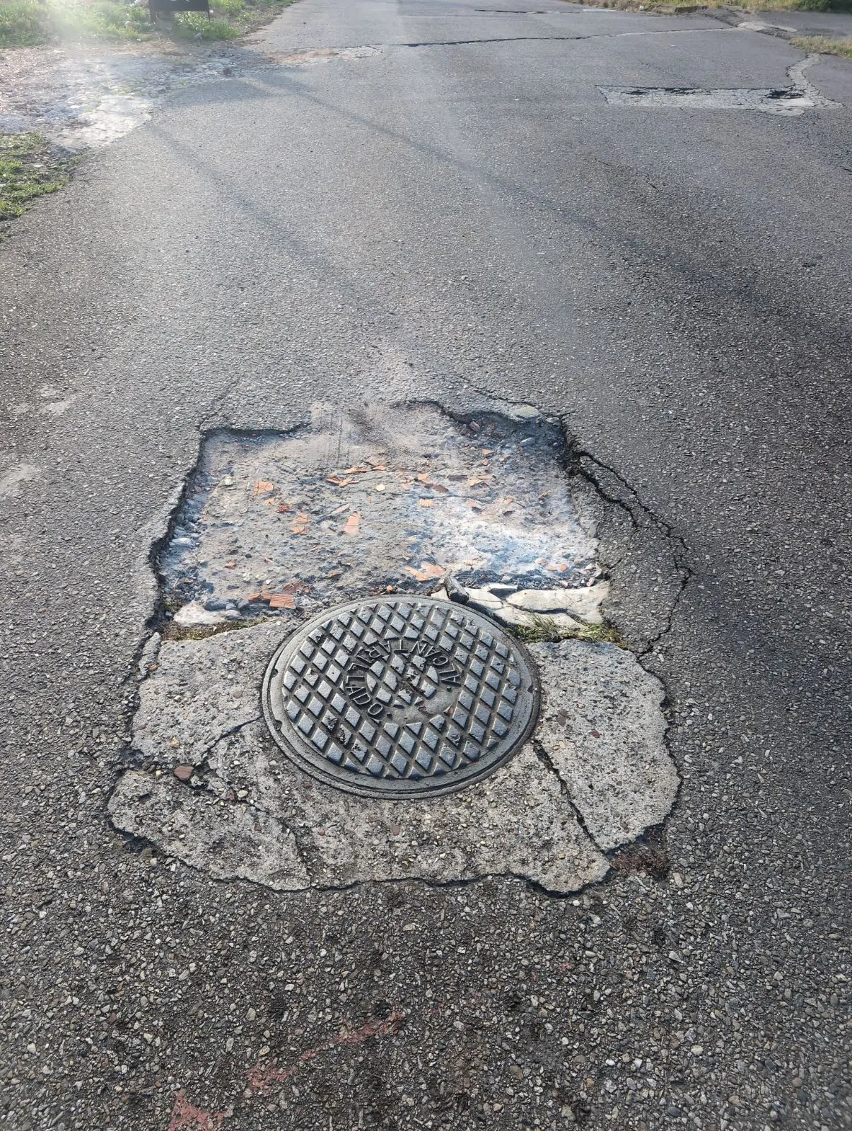 Foto del hueco en Calle Principal de Toico, Cárdenas